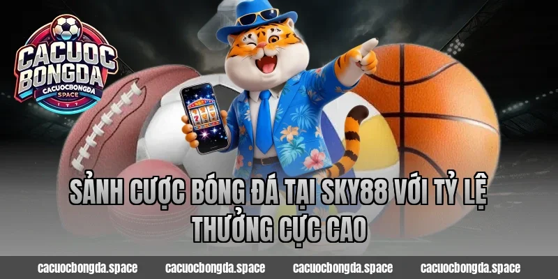 Sảnh cược bóng đá tại Sky88 với tỷ lệ thưởng cực cao