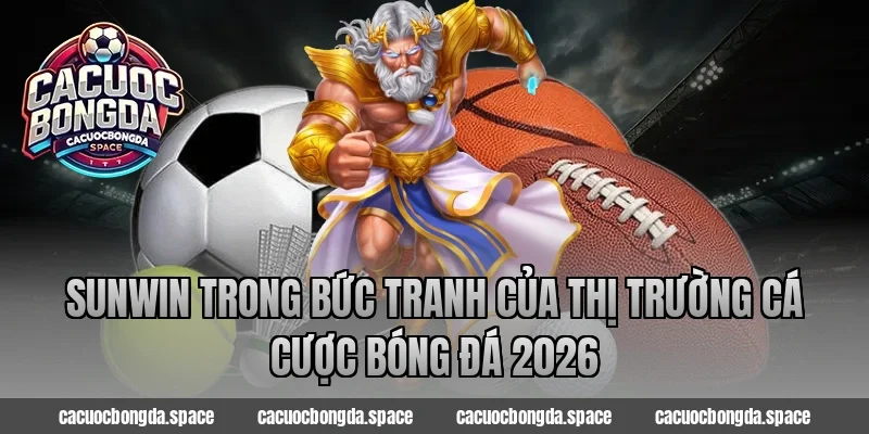 Sunwin trong bức tranh của thị trường cá cược bóng đá 2026